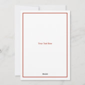 ヴィンテージのクリスマス シーズンカード (裏面)