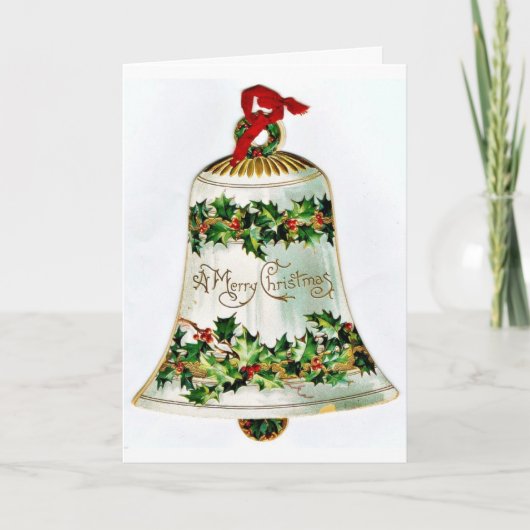 ヴィンテージのクリスマス シーズンカード (正面)