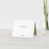 ヴィンテージのクリスマス シーズンカード (裏面)