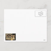 ヴィンテージのクリスマス シーズンポストカード (裏面)