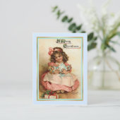 ヴィンテージのクリスマス シーズンポストカード (スタンド正面)