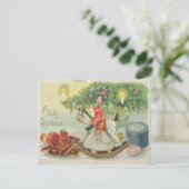 ヴィンテージのクリスマス シーズンポストカード (スタンド正面)