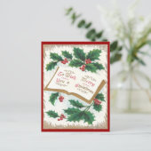 ヴィンテージのクリスマス シーズンポストカード (スタンド正面)