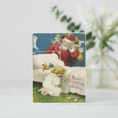 ヴィンテージのクリスマス シーズンポストカード (スタンド正面)