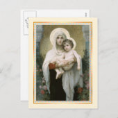 ヴィンテージのクリスマス シーズンポストカード (正面/裏面)