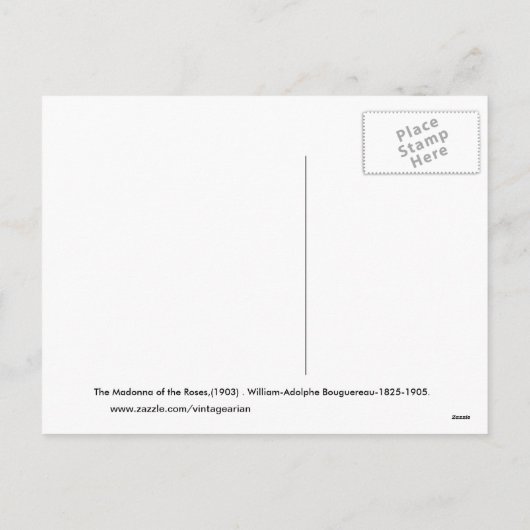 ヴィンテージのクリスマス シーズンポストカード (裏面)