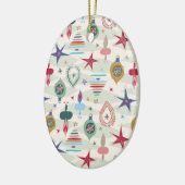 ヴィンテージのクリスマス セラミックオーナメント (左)