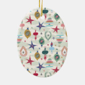 ヴィンテージのクリスマス セラミックオーナメント (裏面)
