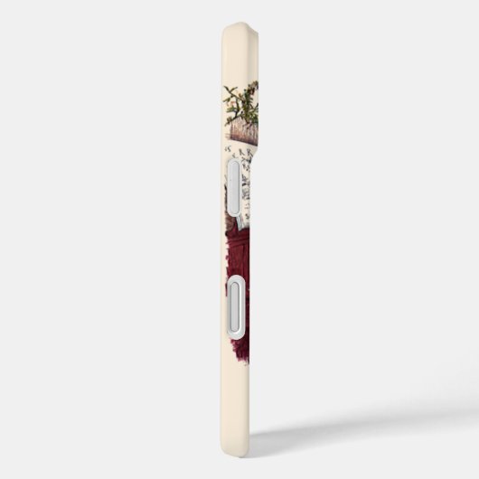 ヴィンテージのクリスマス、トーマス・ナストのサンタクロースのピアノ Case-Mate iPhoneケース (裏面 / 右)