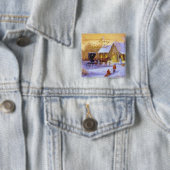 ヴィンテージのクリスマス 缶バッジ (インサイチュ)