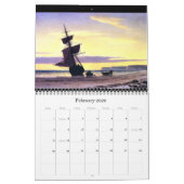 ヴィンテージのクリッパー船のヨットによっては2019カレンダーがヨットに乗ります カレンダー (2月 2026)