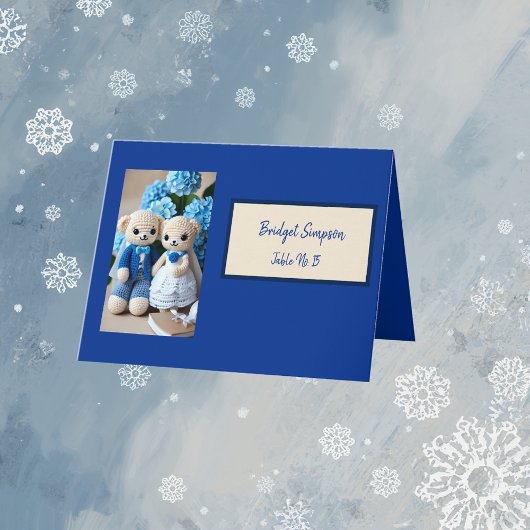 ヴィンテージのクロシェ独身のトの座席 サンキューカード