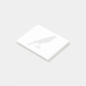 ヴィンテージのクロドリのカラスのイラストレーション ポストイット (アングル)