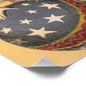 ヴィンテージのグラフィックプリントアクロバティック行為。 ポスター (角)