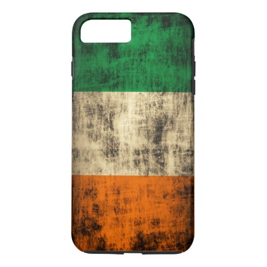 ヴィンテージのグランジなアイルランドの旗 Case-Mate iPhoneケース (裏面)
