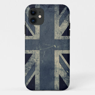 ヴィンテージのグランジなイギリスの旗 iPhone 11 ケース