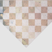 ヴィンテージのグランジなタイルパターン 薄葉紙 (詳細)