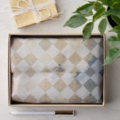 ヴィンテージのグランジなタイルパターン 薄葉紙 (ギフト)