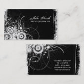 ヴィンテージのグランジなデザインの名刺 名刺 (正面/裏面)