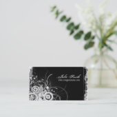 ヴィンテージのグランジなデザインの名刺 名刺 (スタンド正面)