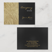 ヴィンテージのグランジな名刺 名刺 (正面/裏面)