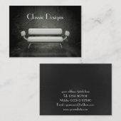 ヴィンテージのグランジな名刺 名刺 (正面/裏面)