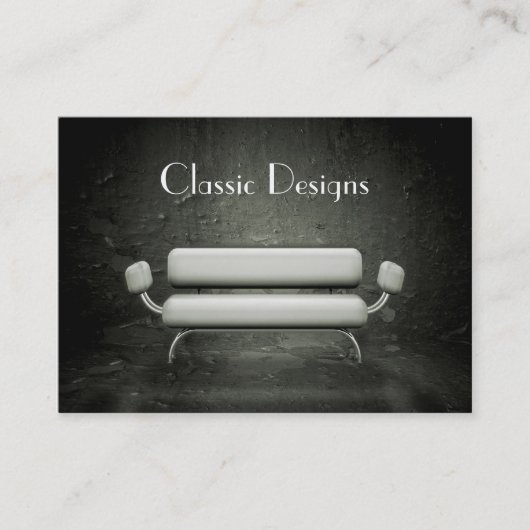 ヴィンテージのグランジな名刺 名刺 (正面)