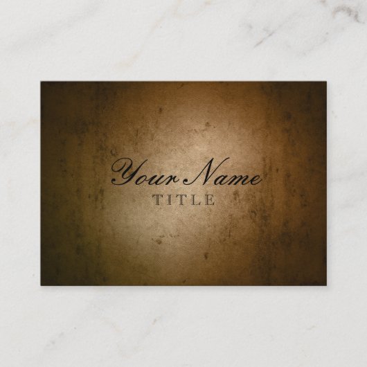 ヴィンテージのグランジな名刺 名刺 (正面)