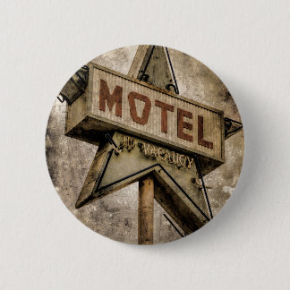 ヴィンテージのグランジな星のモーテルの印 缶バッジ