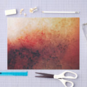 ヴィンテージのグランジな花の火の赤はバラアートな衰退しました 薄葉紙 (クラフト)