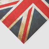 ヴィンテージのグランジな英国国旗のギフト用包装紙のティッシュペーパー 薄葉紙 (詳細)