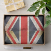 ヴィンテージのグランジな英国国旗のギフト用包装紙のティッシュペーパー 薄葉紙 (ギフト)