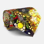 ヴィンテージのグランジな落書きの壁紙のコラージュのデザイン ネクタイ (ロール)