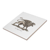 ヴィンテージのグリフィン(gryphusのgreiff)の実例 タイル (側面)