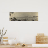 ヴィンテージのケリーズ島のパノラマ， OH – フェリー ポスター (キッチン)