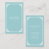 ヴィンテージのケルト人フレームが付いている名刺 名刺 (正面/裏面)