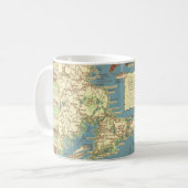 ヴィンテージのケープコッドMap (1940年) コーヒーマグカップ (正面左)