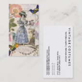 ヴィンテージのコスチュームデザイナー/ヴィンテージの衣類の店 名刺 (正面/裏面)