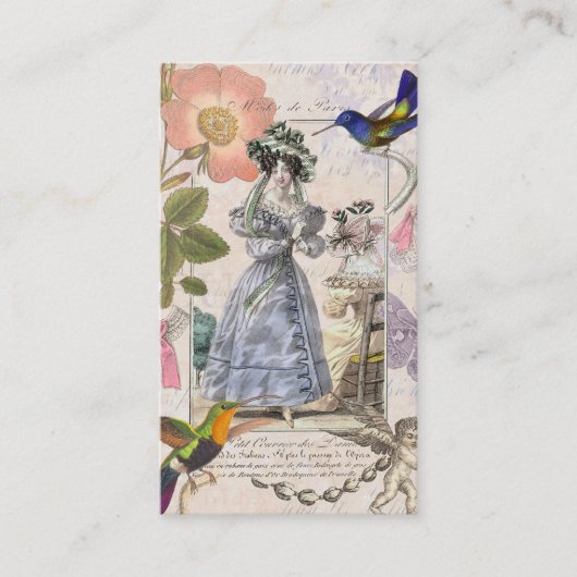 ヴィンテージのコスチュームデザイナー/ヴィンテージの衣類の店 名刺 (正面)