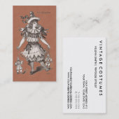 ヴィンテージのコスチュームデザイナー/ヴィンテージの衣類の店 名刺 (正面/裏面)