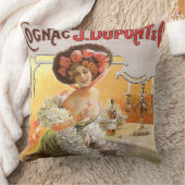 ヴィンテージのコニャック広告 クッション (ブランケット)