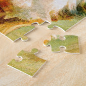 ヴィンテージのコリー犬 ジグソーパズル (側面)