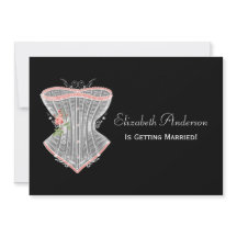 ヴィンテージのコルセットの個人的なランジェリーのブライダルシャワー