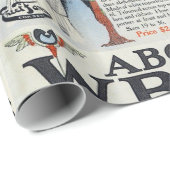 ヴィンテージのコルセットの広告の包装紙 ラッピングペーパー (ロールコーナー)