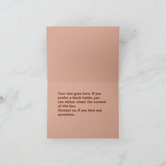 ヴィンテージのコロニーのホテル、Palm Beach FL カード (内部)