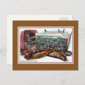 ヴィンテージのコンスタンチノープルからのリソ挨拶 ポストカード (正面/裏面)