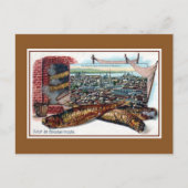 ヴィンテージのコンスタンチノープルからのリソ挨拶 ポストカード (正面)