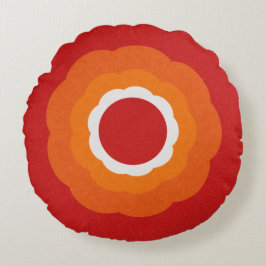 ヴィンテージのコンテンポラリーなロゼットの円形のクッション ラウンドクッション