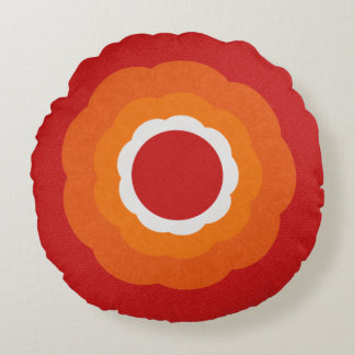 ヴィンテージのコンテンポラリーなロゼットの円形のクッション ラウンドクッション