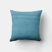 ヴィンテージのコンパスの青の枕 クッション (裏面)